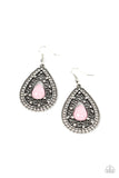 Cloud Nine Couture - Pink ~ Paparazzi Earrings - Glitzygals5dollarbling Paparazzi Boutique 