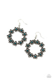 Floral Halos - Blue ~ Paparazzi Earrings - Glitzygals5dollarbling Paparazzi Boutique 