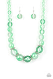 Marina Mirage - Green ~ Paparazzi Necklace - Glitzygals5dollarbling Paparazzi Boutique 