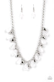 Summertime Tryst - White ~ Paparazzi Necklace - Glitzygals5dollarbling Paparazzi Boutique 