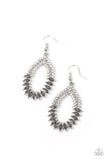 Lucid Luster - Silver ~ Paparazzi Earrings - Glitzygals5dollarbling Paparazzi Boutique 