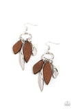 Primal Palette - Brown ~ Paparazzi Earrings - Glitzygals5dollarbling Paparazzi Boutique 