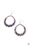 Astral Aesthetic - Purple ~ Paparazzi Earrings - Glitzygals5dollarbling Paparazzi Boutique 