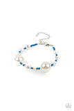 Paparazzi Bracelet ~ Contemporary Coastline - Blue - Glitzygals5dollarbling Paparazzi Boutique 