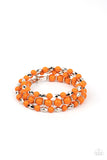 Colorfully Coiled - Orange ~ Paparazzi Bracelet - Glitzygals5dollarbling Paparazzi Boutique 