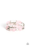 Shoreside Stroll - Pink ~ Paparazzi Bracelet - Glitzygals5dollarbling Paparazzi Boutique 