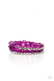 Seaside Siesta - Purple ~ Paparazzi Bracelet - Glitzygals5dollarbling Paparazzi Boutique 