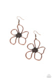 Wildflower Walkway - Copper ~ Paparazzi Earrings - Glitzygals5dollarbling Paparazzi Boutique 