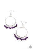 Free Your Soul - Purple ~ Paparazzi Earrings - Glitzygals5dollarbling Paparazzi Boutique 