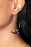 Free Your Soul - Purple ~ Paparazzi Earrings - Glitzygals5dollarbling Paparazzi Boutique 