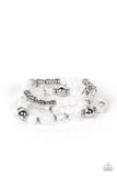 Shoreside Stroll - White ~ Paparazzi Bracelet - Glitzygals5dollarbling Paparazzi Boutique 