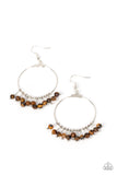 Free Your Soul - Brown ~ Paparazzi Earrings - Glitzygals5dollarbling Paparazzi Boutique 