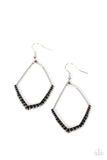 Bent on Success - Black ~ Paparazzi Earrings - Glitzygals5dollarbling Paparazzi Boutique 