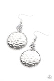 Prehistoric Perfection - Silver ~ Paparazzi Earrings - Glitzygals5dollarbling Paparazzi Boutique 