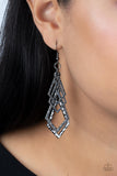 Totally TERRA-ific - Black ~ Paparazzi Earrings - Glitzygals5dollarbling Paparazzi Boutique 