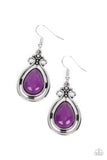 Mountain Mantra - Purple ~ Paparazzi Earrings - Glitzygals5dollarbling Paparazzi Boutique 