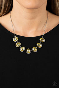 Paparazzi Necklace ~ Unleash Your Sparkle - Yellow - Glitzygals5dollarbling Paparazzi Boutique 