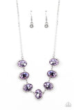 Unleash Your Sparkle - Purple Paparazzi Necklace - Glitzygals5dollarbling Paparazzi Boutique 