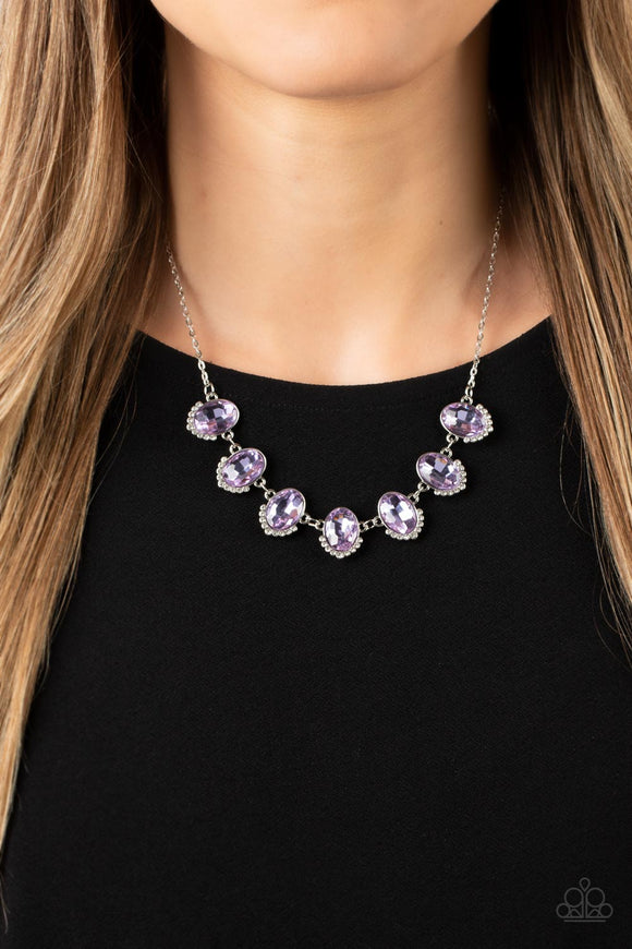Unleash Your Sparkle - Purple Paparazzi Necklace - Glitzygals5dollarbling Paparazzi Boutique 