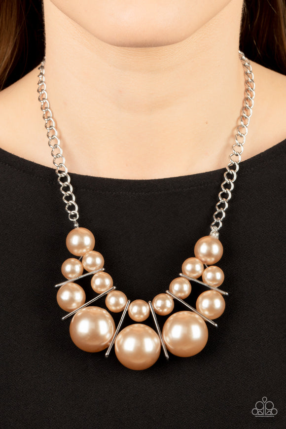 Challenge Accepted - Brown ~ Paparazzi Necklace - Glitzygals5dollarbling Paparazzi Boutique 