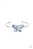 Butterfly Beatitude - Blue ~ Paparazzi Bracelet - Glitzygals5dollarbling Paparazzi Boutique 