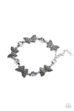 Paparazzi Bracelet ~ Has a WING to It - Purple - Glitzygals5dollarbling Paparazzi Boutique 