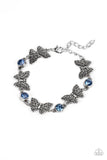 Has a WING to It - Blue ~ Paparazzi Bracelet - Glitzygals5dollarbling Paparazzi Boutique 