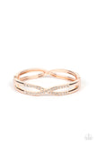 Woven in Wealth - Rose Gold ~ Paparazzi Bracelet - Glitzygals5dollarbling Paparazzi Boutique 