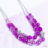 Mere Magic - Purple ~ Paparazzi Necklace - Glitzygals5dollarbling Paparazzi Boutique 