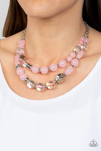 Mere Magic - Pink ~ Paparazzi Necklace - Glitzygals5dollarbling Paparazzi Boutique 