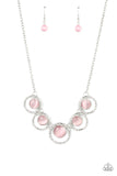 Elliptical Enchantment - Pink ~ Paparazzi Necklace - Glitzygals5dollarbling Paparazzi Boutique 