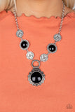 Poppy Persuasion - Black ~ Paparazzi Necklace - Glitzygals5dollarbling Paparazzi Boutique 