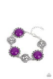 Positively Poppy - Purple ~ Paparazzi Bracelet - Glitzygals5dollarbling Paparazzi Boutique 