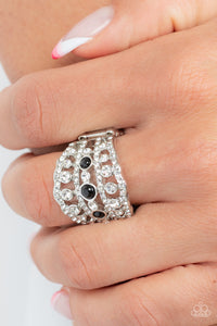 Sailboat Bling - Black ~ Paparazzi Ring - Glitzygals5dollarbling Paparazzi Boutique 