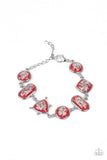 Speckled Shimmer - Red ~ Paparazzi Bracelet - Glitzygals5dollarbling Paparazzi Boutique 