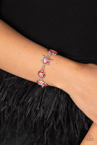 Speckled Shimmer - Red ~ Paparazzi Bracelet - Glitzygals5dollarbling Paparazzi Boutique 