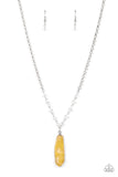 Magical Remedy - Yellow ~ Paparazzi Necklace - Glitzygals5dollarbling Paparazzi Boutique 