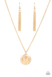 Heart Full of Faith - Gold ~ Paparazzi Necklace - Glitzygals5dollarbling Paparazzi Boutique 