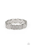 Paparazzi Bracelet ~ Palace Intrigue - White - Glitzygals5dollarbling Paparazzi Boutique 