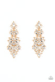 Frozen Fairytale - Gold ~ Paparazzi Earrings - Glitzygals5dollarbling Paparazzi Boutique 