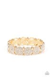 Palace Intrigue - Gold ~ Paparazzi Bracelet - Glitzygals5dollarbling Paparazzi Boutique 
