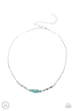 Retro Rejuvenation - Blue ~ Paparazzi Necklace - Glitzygals5dollarbling Paparazzi Boutique 