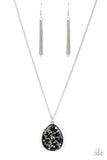 Shimmering Seafloors - Black ~ Paparazzi Necklace - Glitzygals5dollarbling Paparazzi Boutique 
