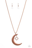 Paparazzi Necklace ~ Astral Ascension - Copper - Glitzygals5dollarbling Paparazzi Boutique 