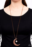 Paparazzi Necklace ~ Astral Ascension - Copper - Glitzygals5dollarbling Paparazzi Boutique 