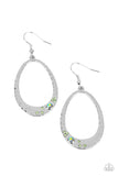 Seafoam Shimmer - Green ~ Paparazzi Earrings - Glitzygals5dollarbling Paparazzi Boutique 