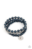 Pearly Professional - Blue ~ Paparazzi Bracelet - Glitzygals5dollarbling Paparazzi Boutique 