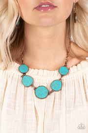 Santa Fe Flats - Copper ~ Paparazzi Necklace - Glitzygals5dollarbling Paparazzi Boutique 