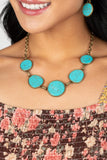 Santa Fe Flats - Brass ~ Paparazzi Necklace - Glitzygals5dollarbling Paparazzi Boutique 