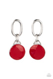 Drop a TINT - Red ~ Paparazzi Earrings - Glitzygals5dollarbling Paparazzi Boutique 